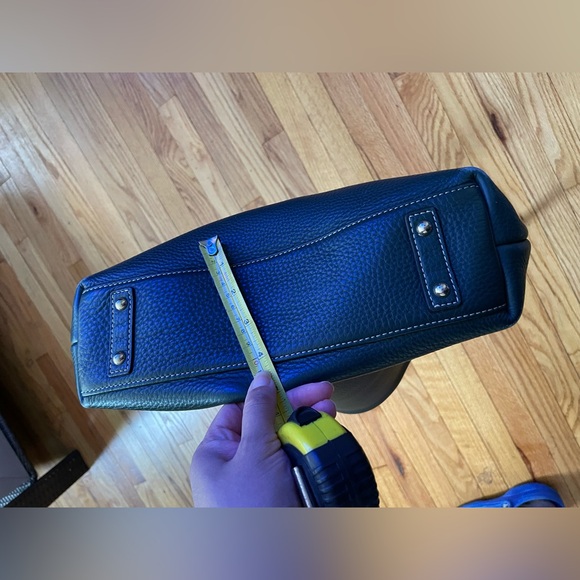 Dooney & Bourke Vintage Rare Pebble Grain Leather Large Hobo Hunter Sac West - Picture 10 of 15